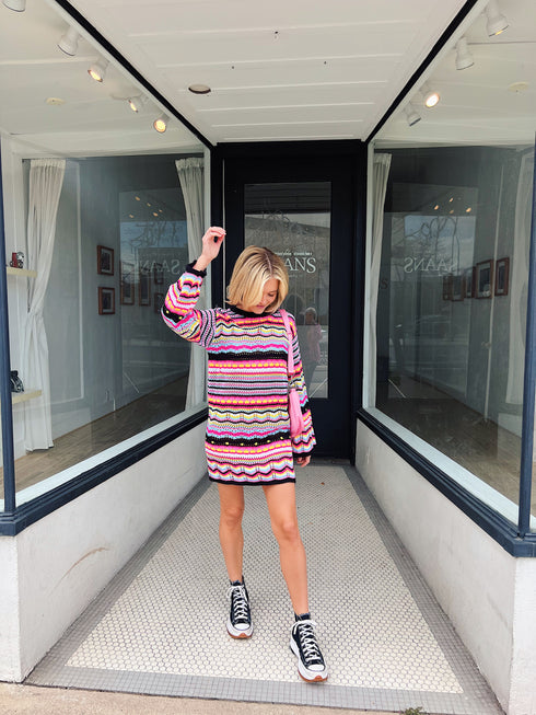 Sunset Boulevard Dress// Pink